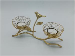 Candelabro Doble pajaros